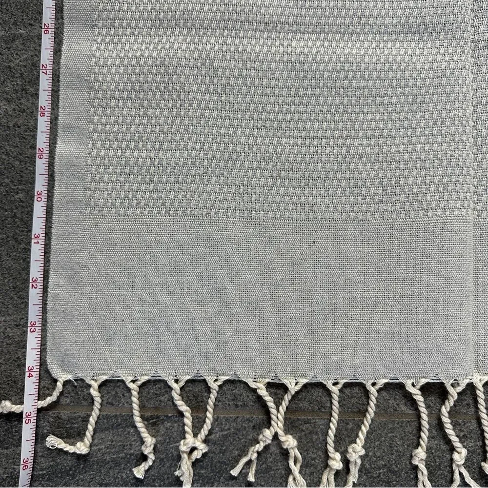 NEW Turkish Peshkir Kitchen Dish Tea Hand Towel Peshtemal 100% Cotton Light Gray